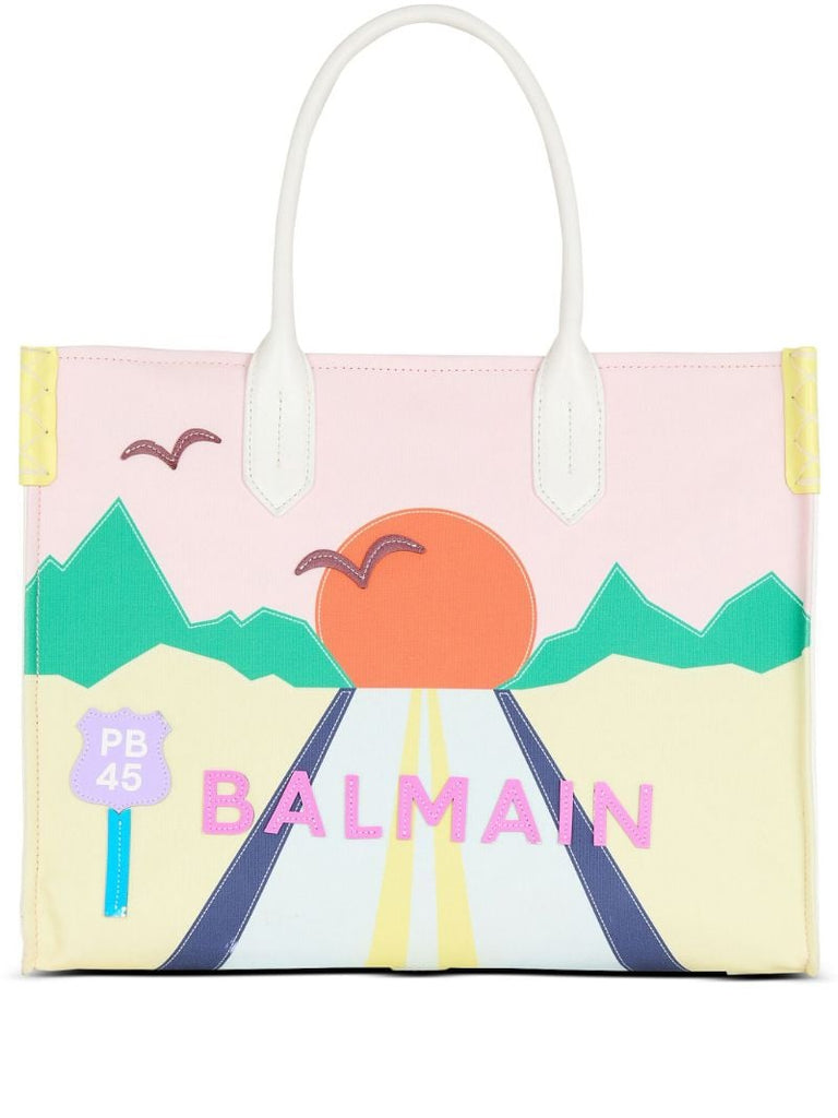 Pink B-army Medium Tote Bag