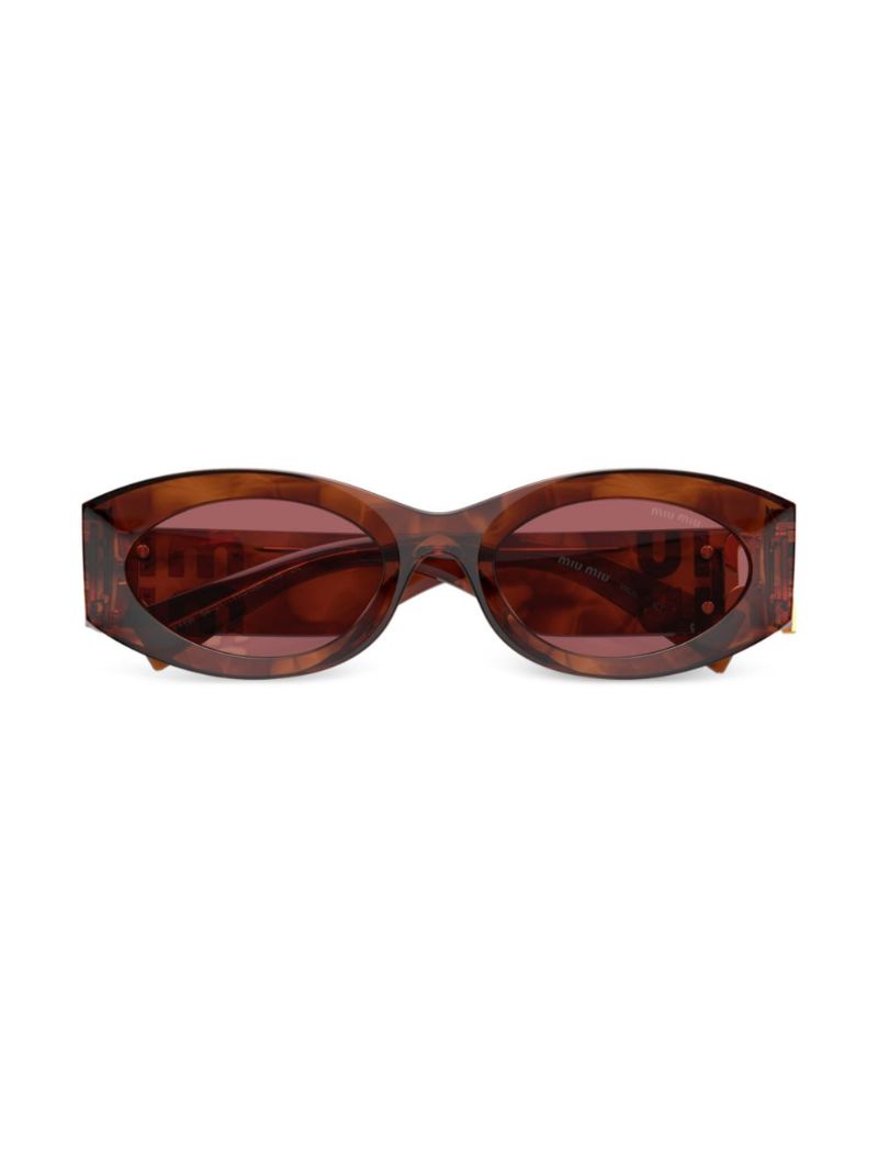 Oval-frame Sunglasses