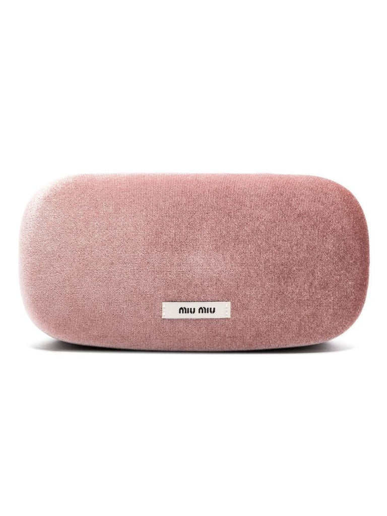 Pink Miu Glimpse Rectangle-frame Sunglasses