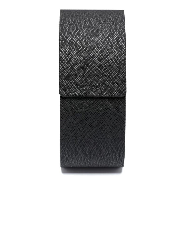 Black Logo Square-frame Sunglasses