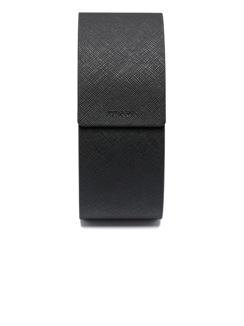 Black Logo Square-frame Sunglasses