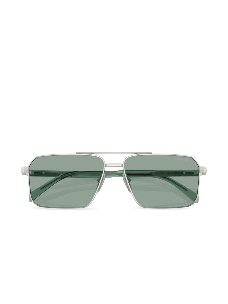 Silver Pilot Frame Sunglasses