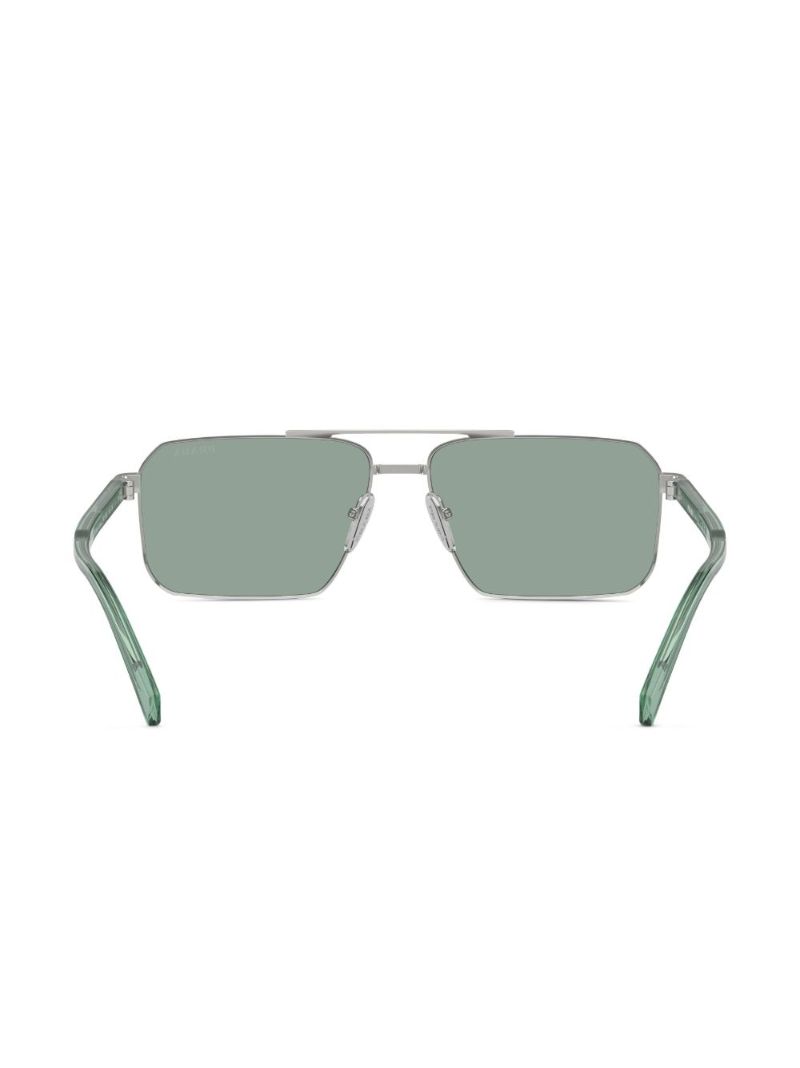 Silver Pilot Frame Sunglasses
