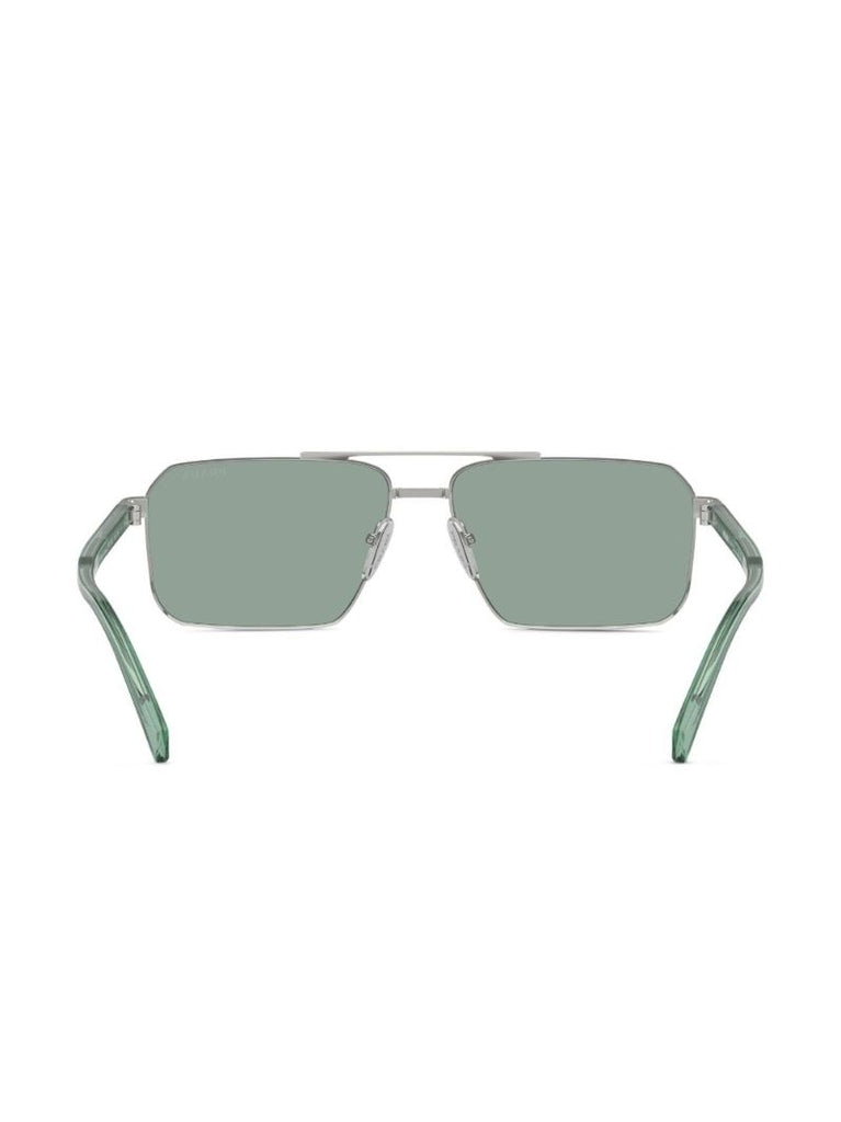 Silver Pilot Frame Sunglasses