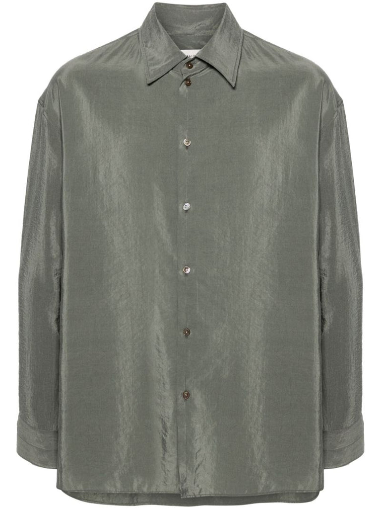 Grey Long-sleeve Shirt