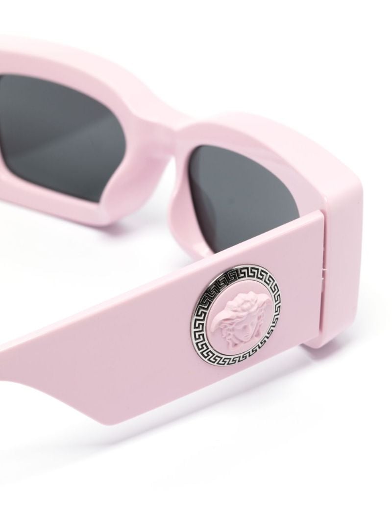 Pink Medusa Medallion Sunglasses
