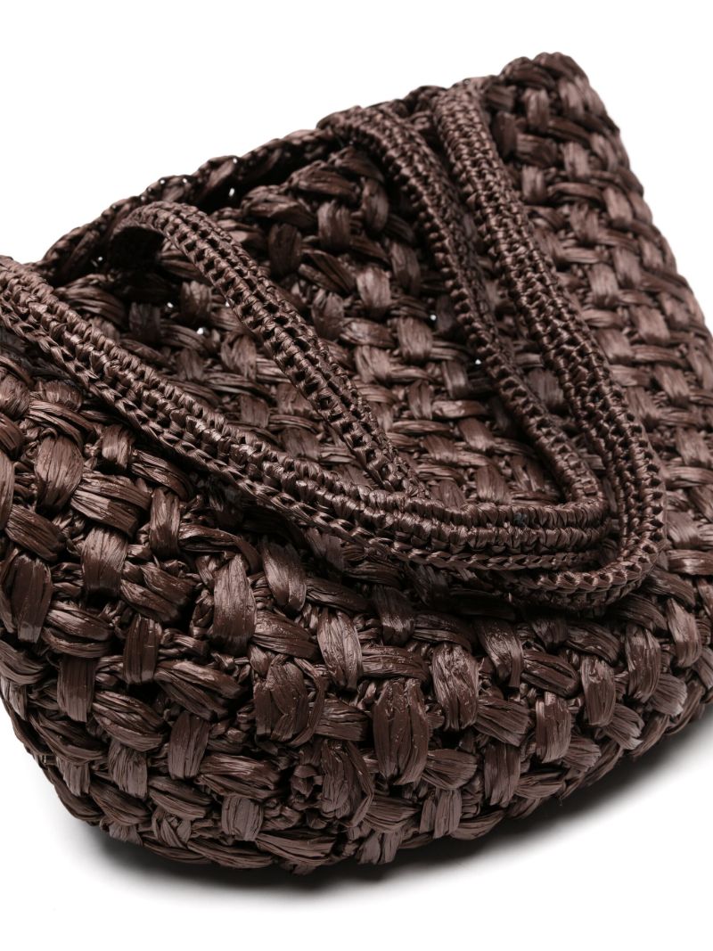 Brown Estelle Raffia Tote Bag