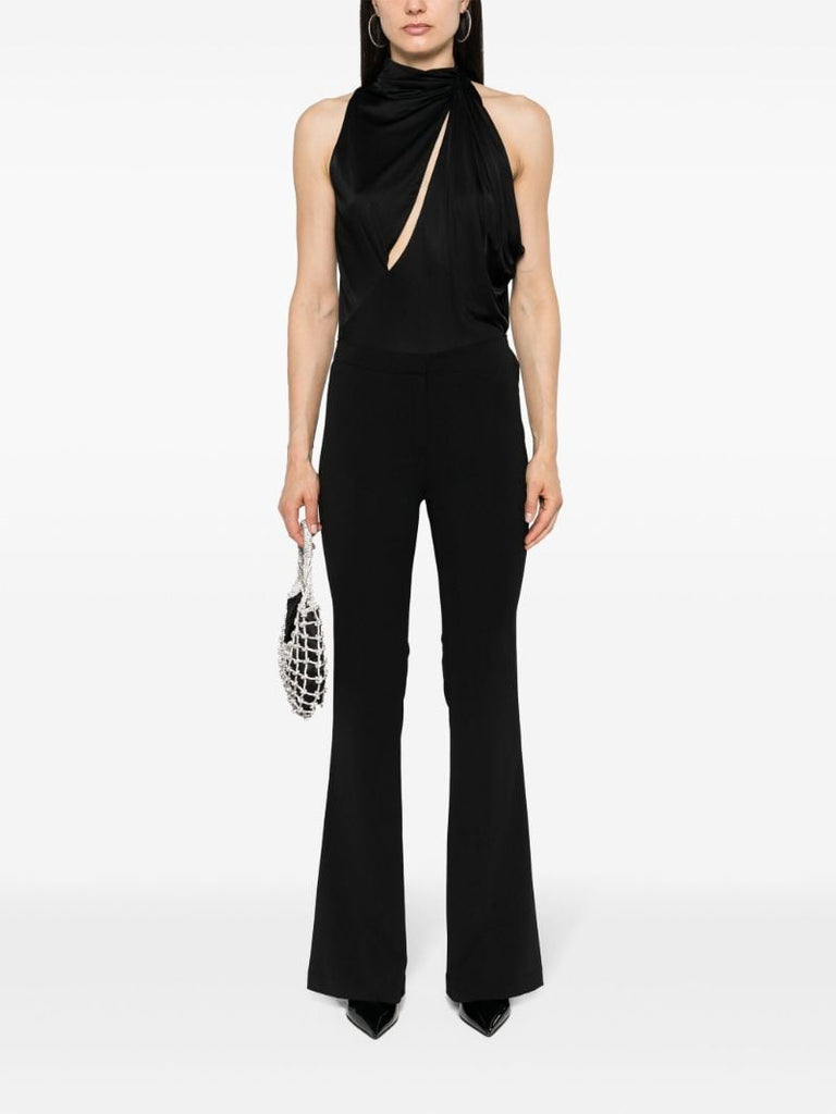 Black Flared Trousers