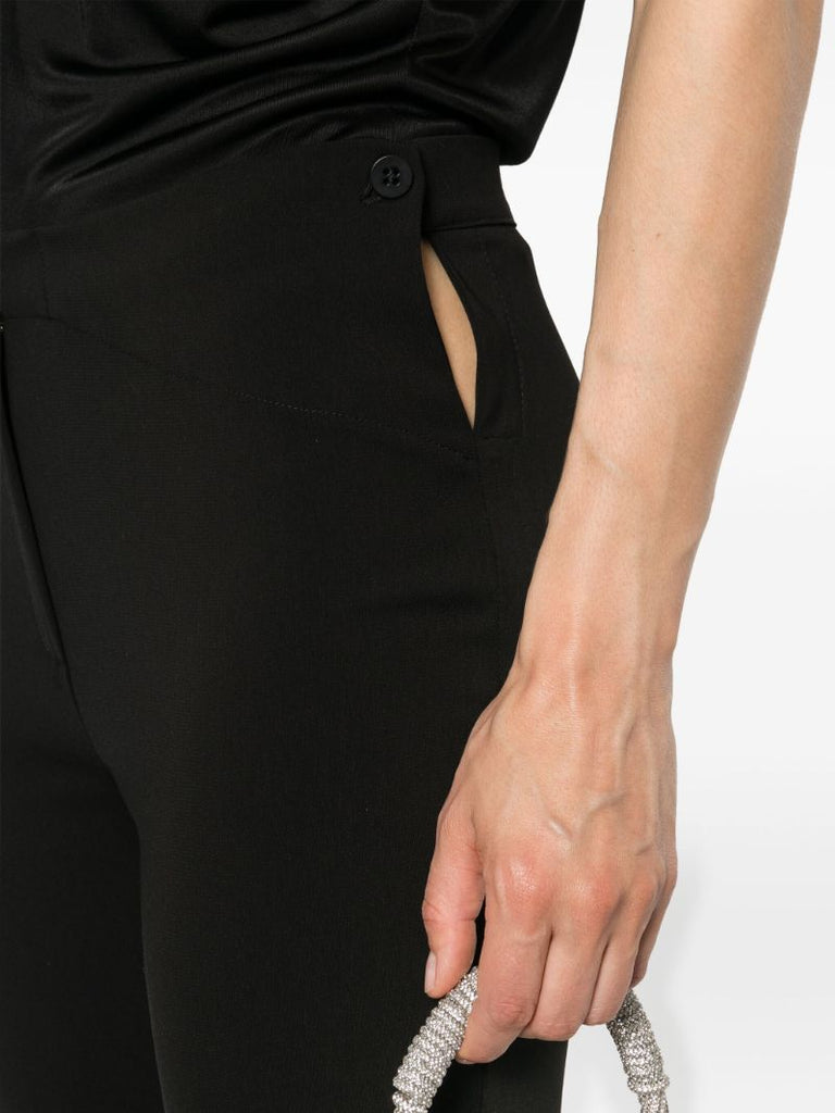 Black Flared Trousers