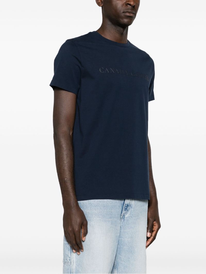Blue Emersen Logo-print T-shirt