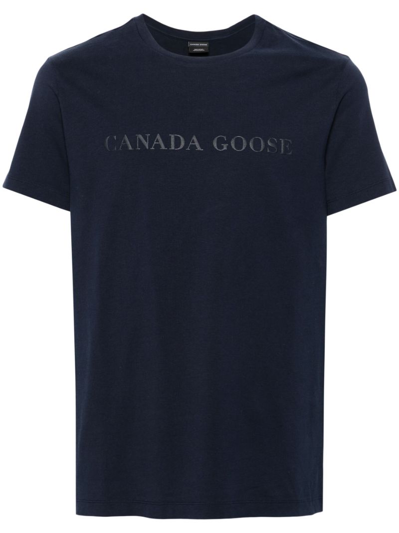 Blue Emersen Logo-print T-shirt
