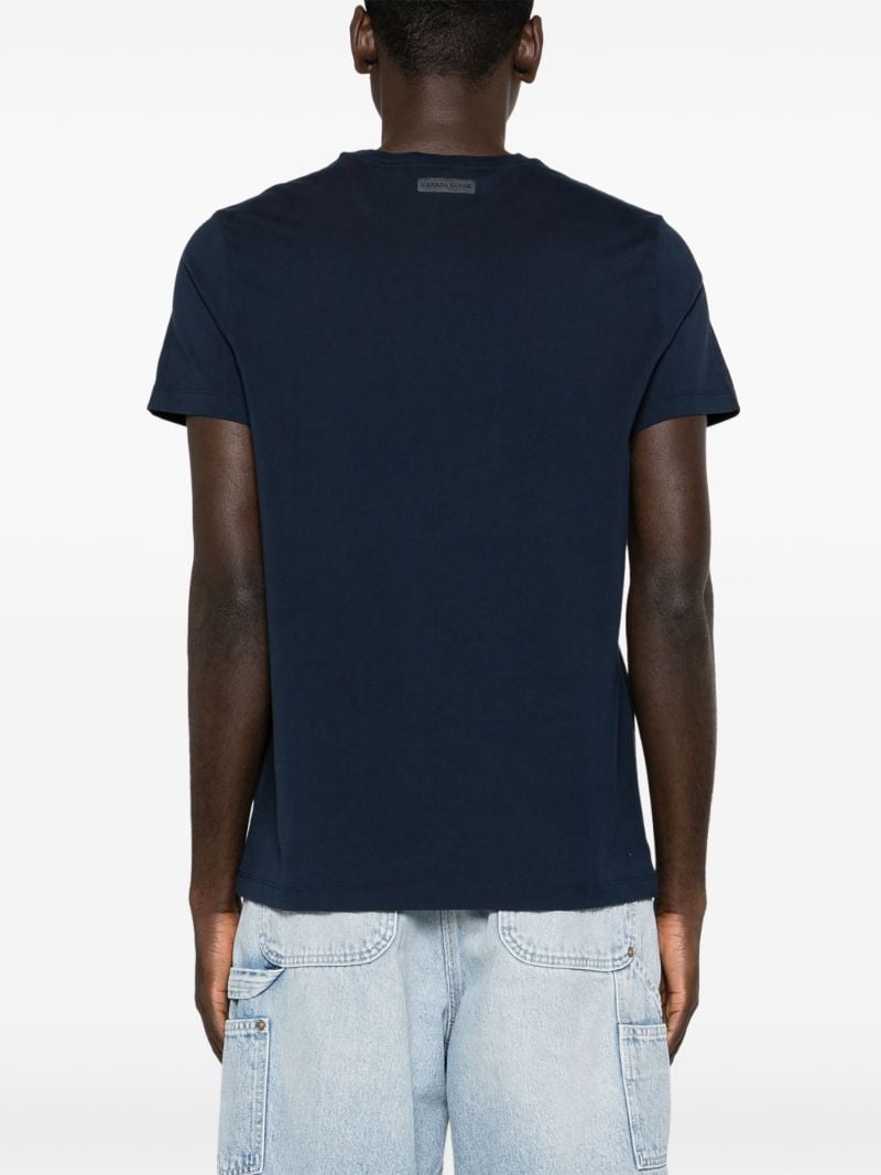 Blue Emersen Logo-print T-shirt