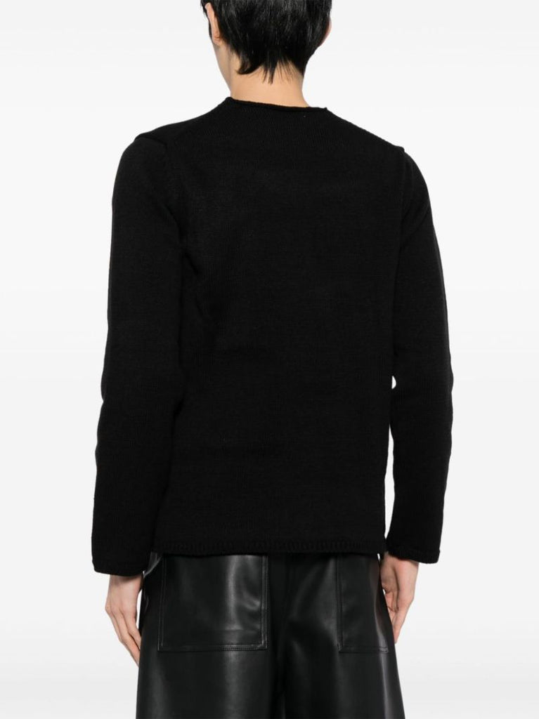 Black Andy Warhol Intarsia Sweater