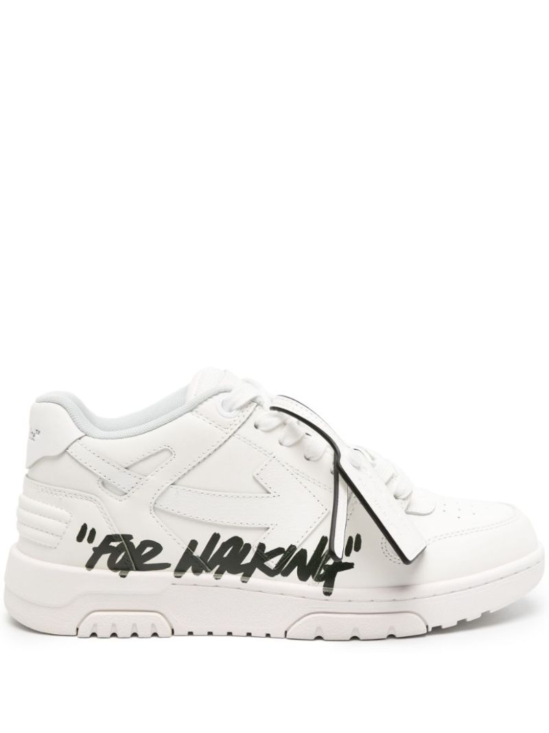 White Out of Office "for Walking" Sneakers