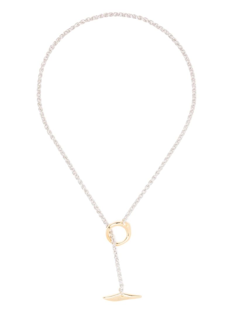 Sterling Silver Robin Chain Duo Necklace