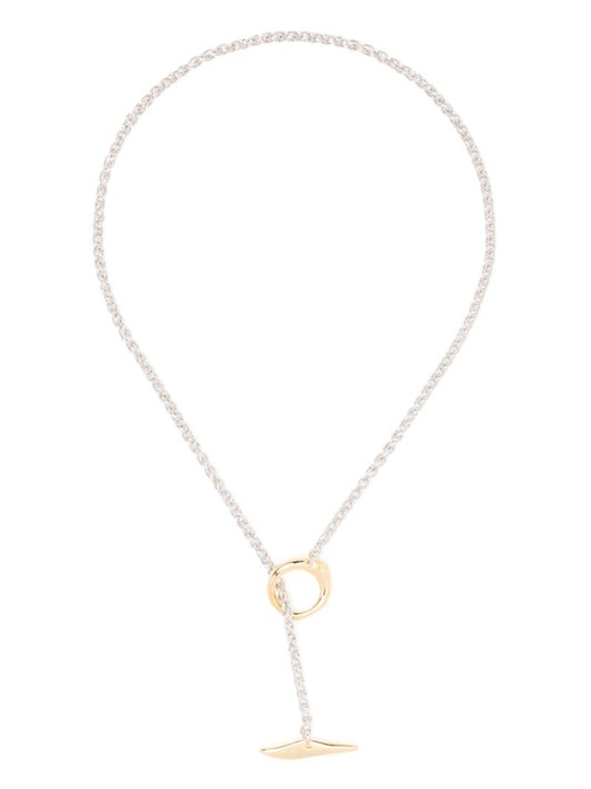 Sterling Silver Robin Chain Duo Necklace