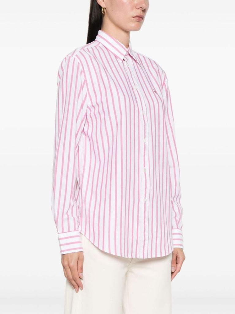 Pink Striped Cotton Shirt