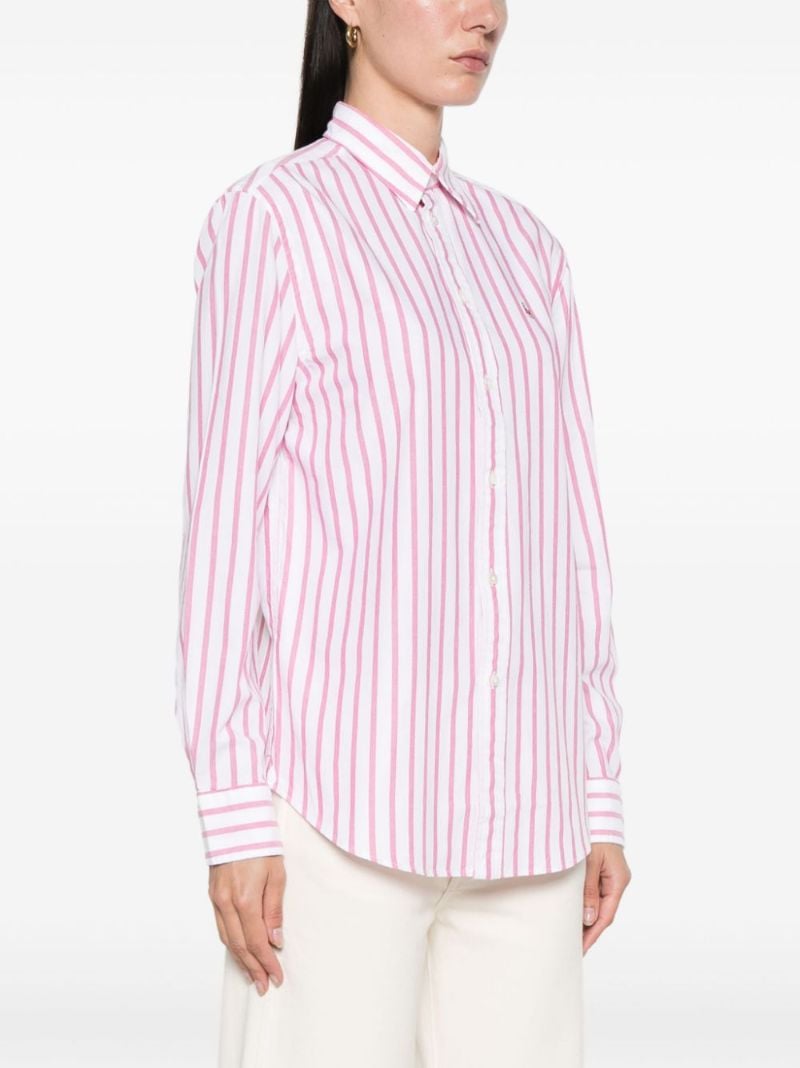Pink Striped Cotton Shirt