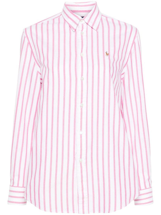 Pink Striped Cotton Shirt