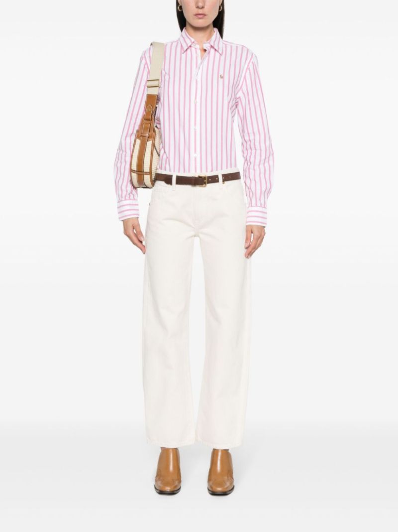 Pink Striped Cotton Shirt