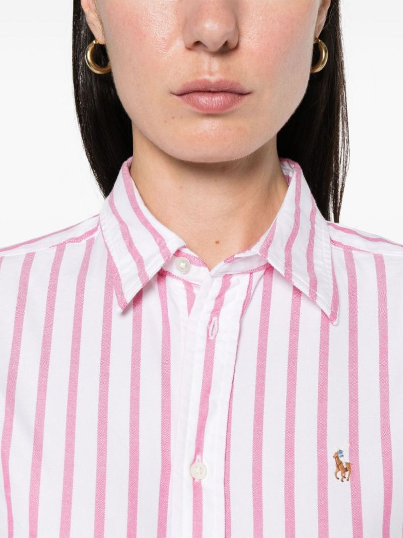 Pink Striped Cotton Shirt