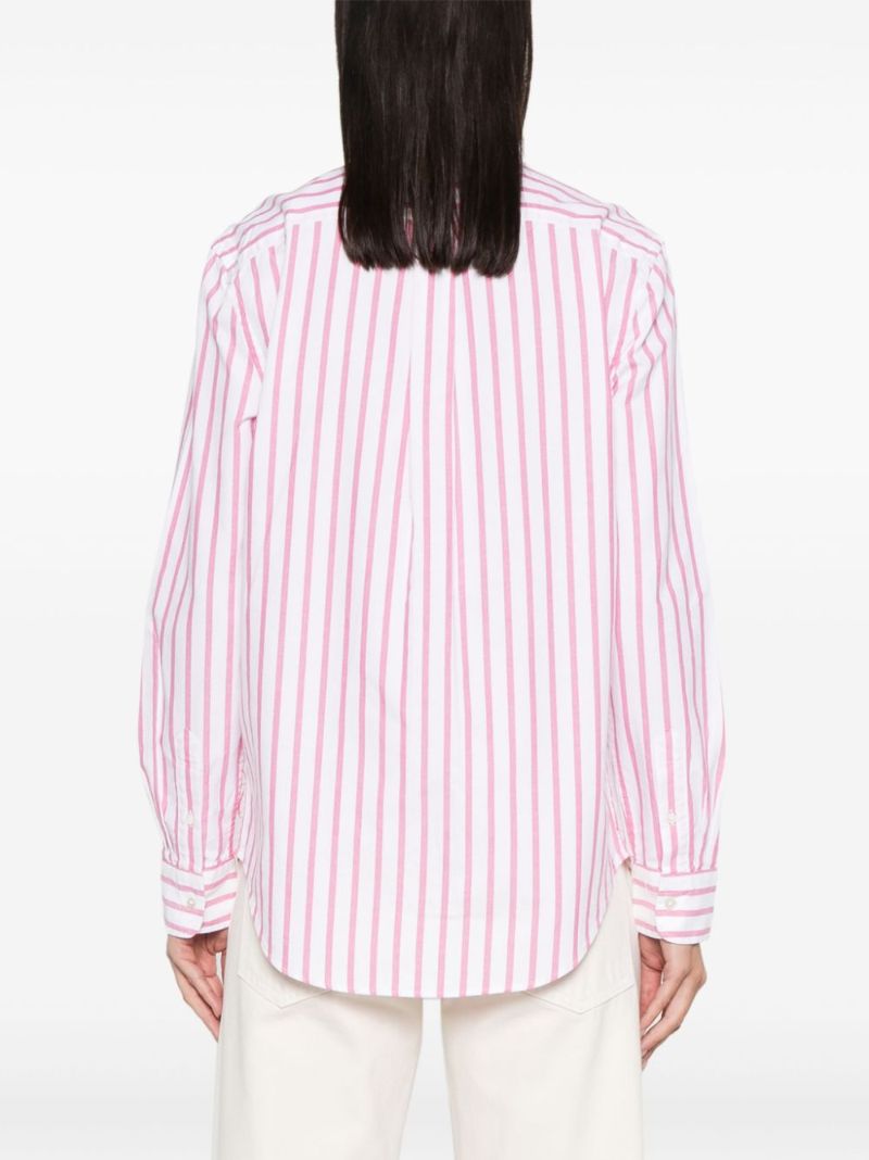Pink Striped Cotton Shirt