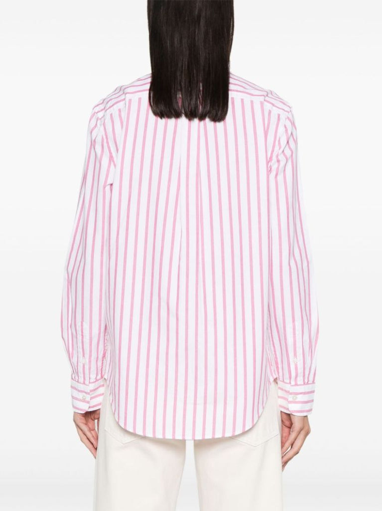 Pink Striped Cotton Shirt