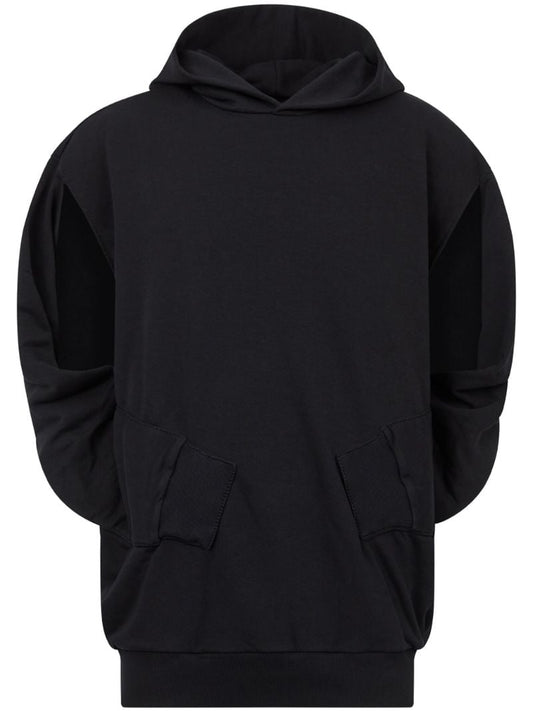 Black Sewn-sleeve Hoodie