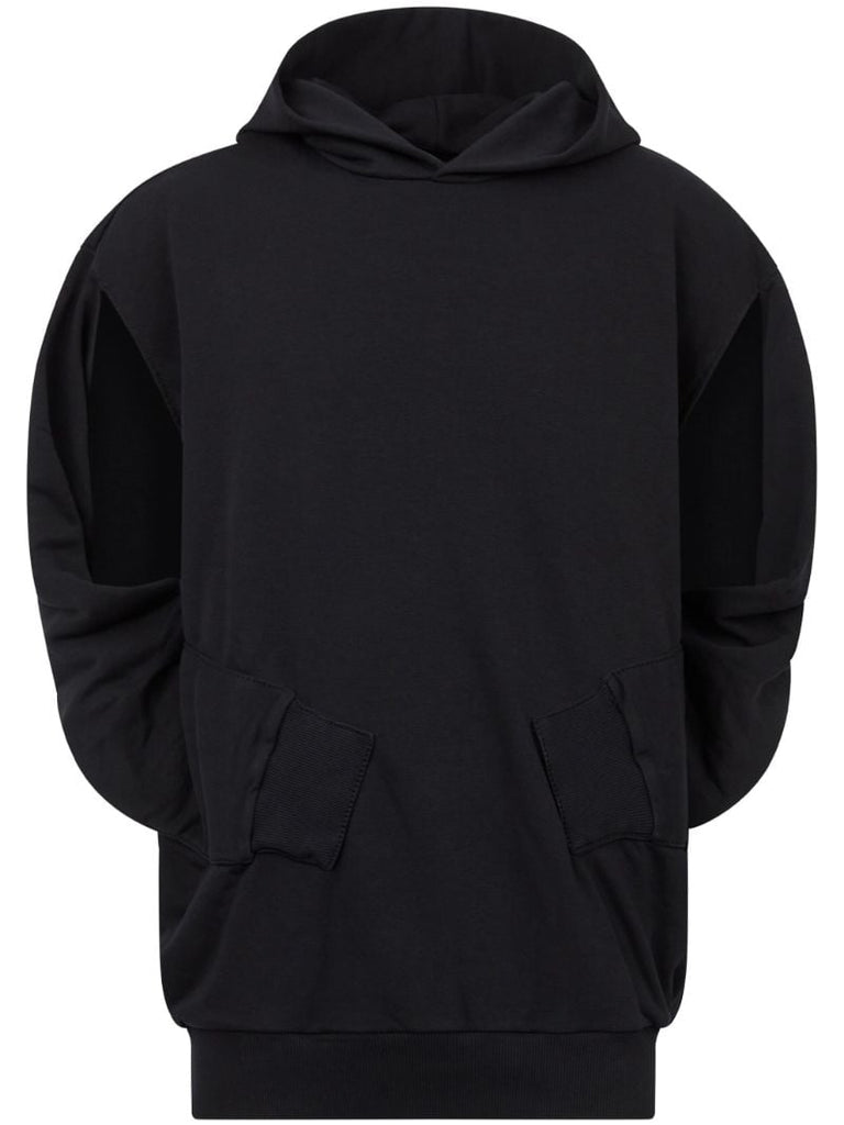 Black Sewn-sleeve Hoodie