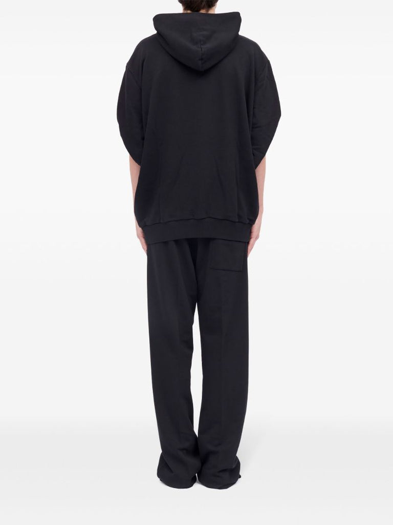 Black Sewn-sleeve Hoodie