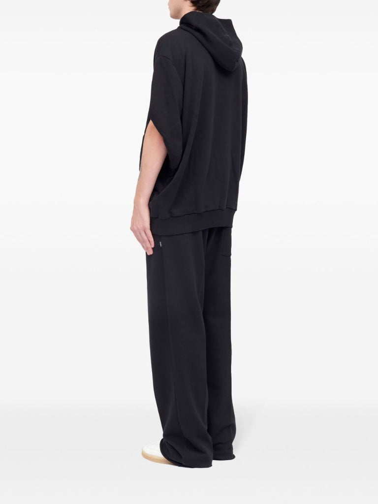 Black Sewn-sleeve Hoodie