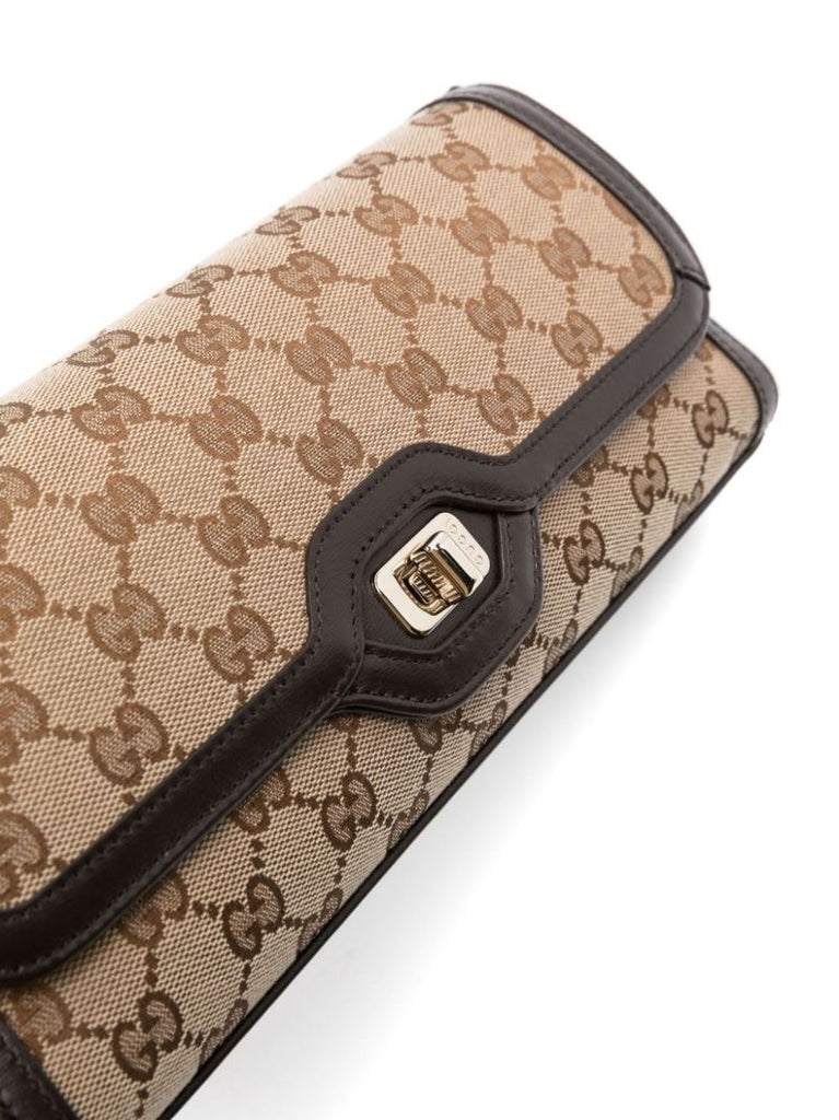Neutral Small Gucci Luce Shoulder Bag