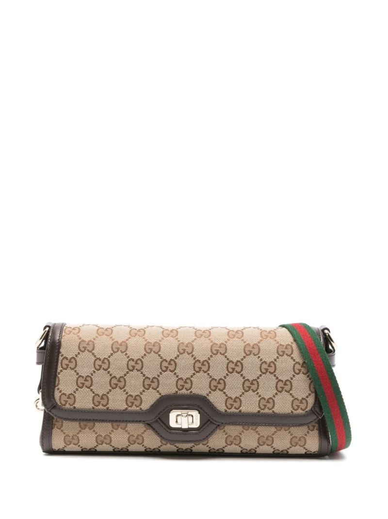 Neutral Small Gucci Luce Shoulder Bag