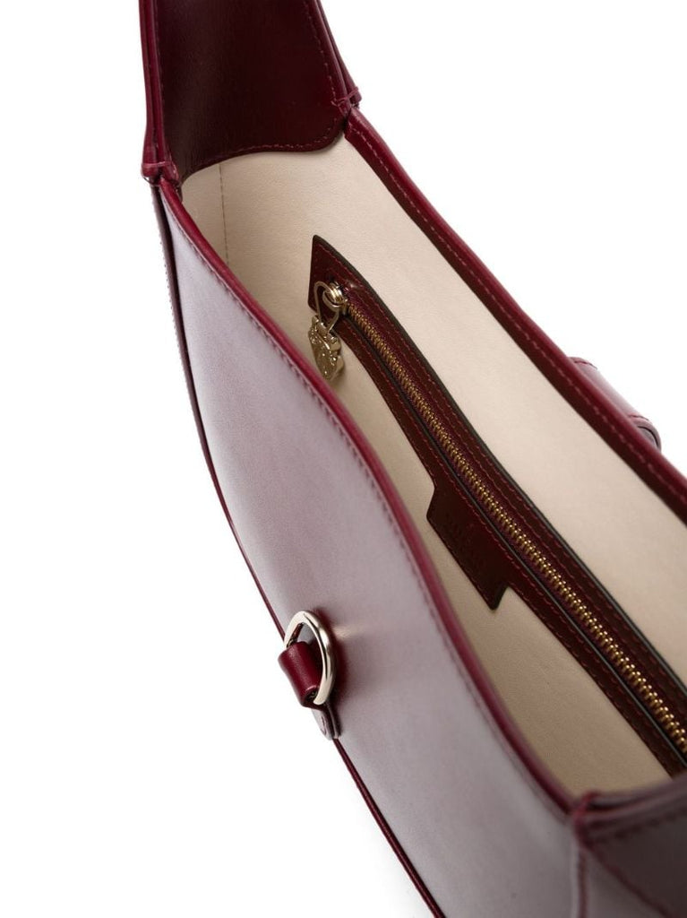 Red Jackie Medium Shoulder Bag