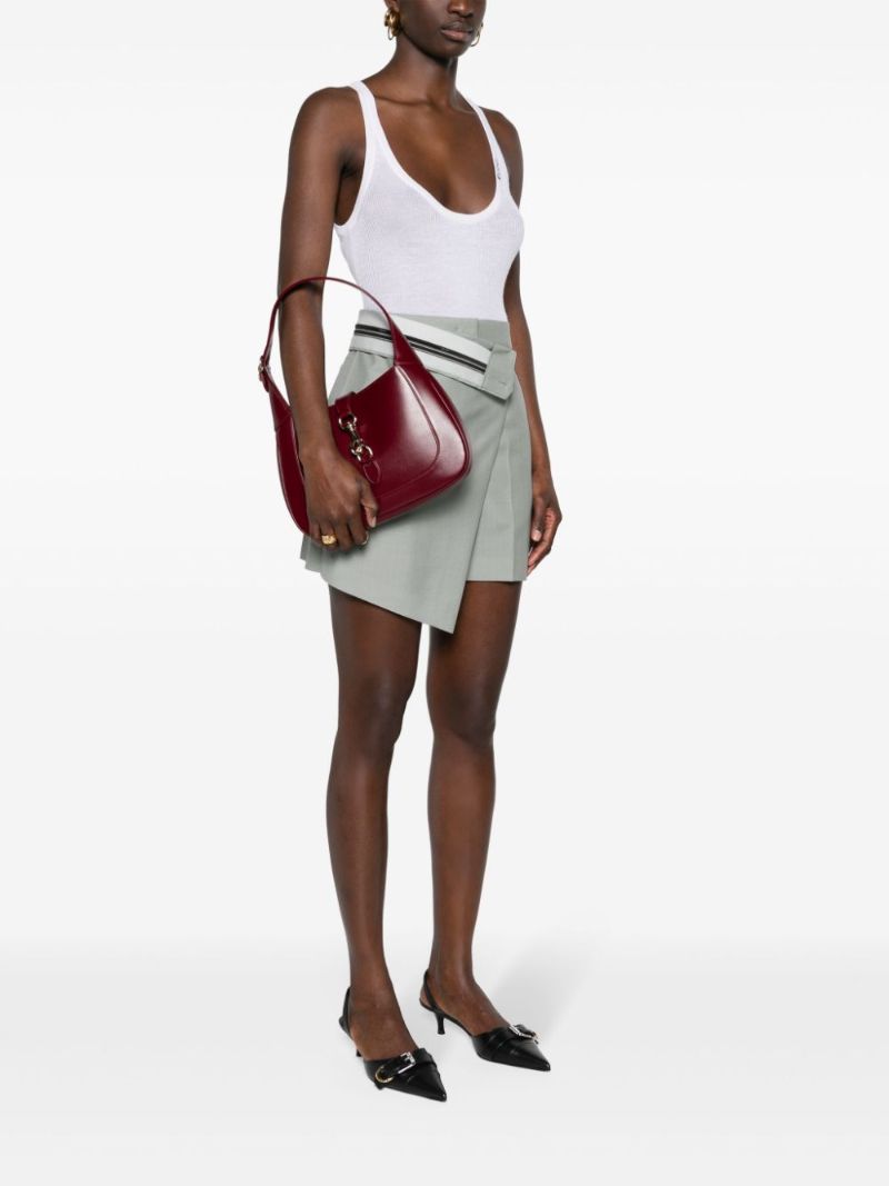 Red Jackie Medium Shoulder Bag