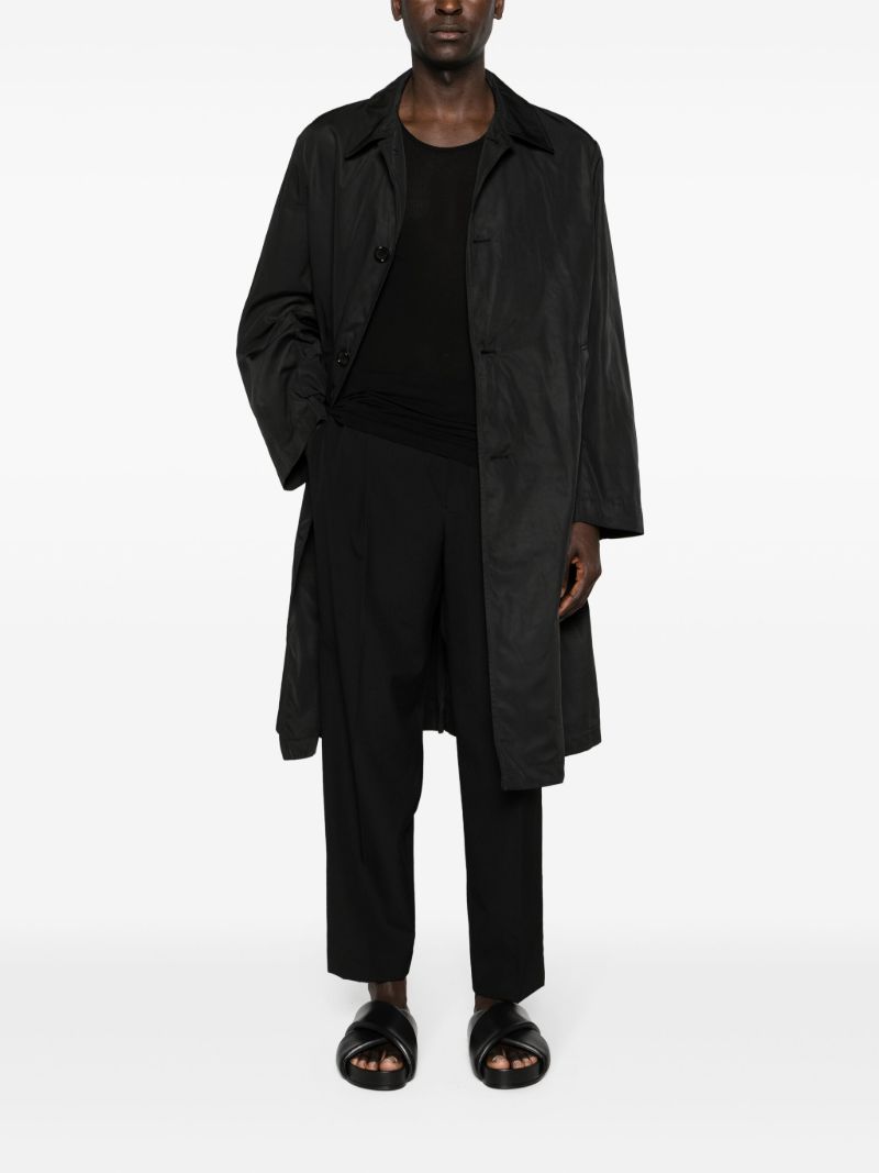 Black Rankles Single-breasted Coat