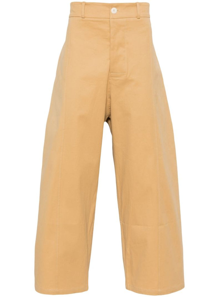 Neutral Wide-leg Trousers