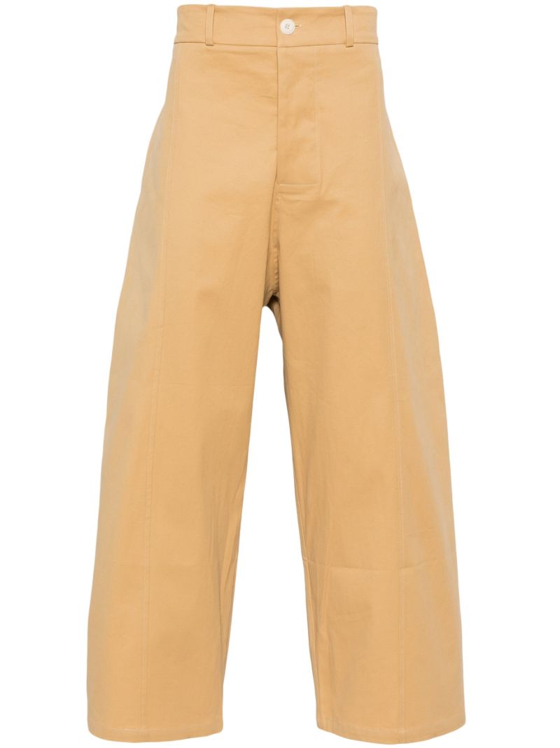 Neutral Wide-leg Trousers