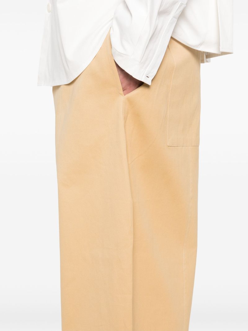 Neutral Wide-leg Trousers