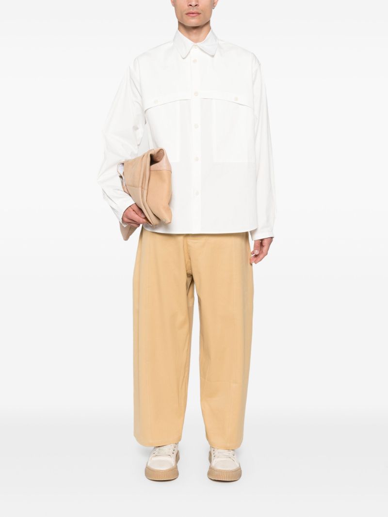 Neutral Wide-leg Trousers