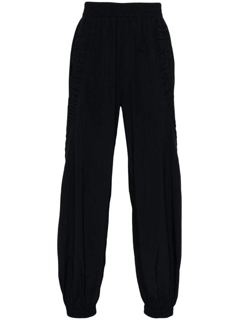 Black Ruched Trousers