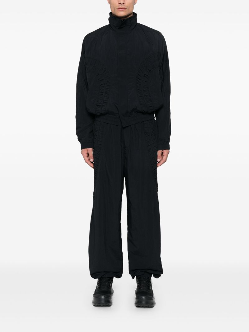 Black Ruched Trousers