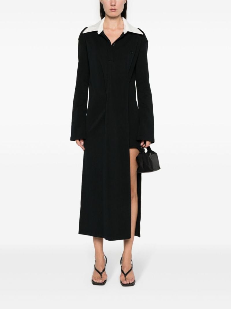 Black Polo Maxi Dress