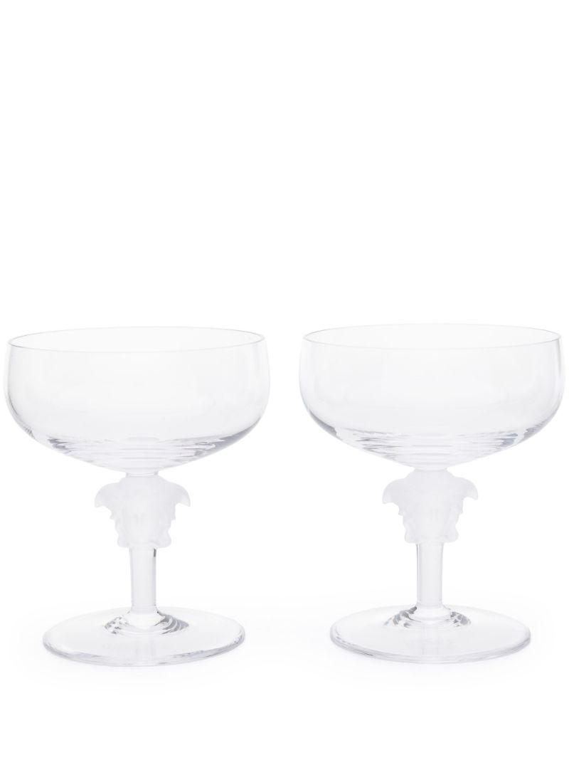 Crystal Medusa Goblets Set