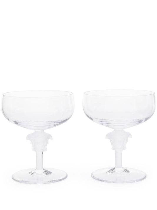 Crystal Medusa Goblets Set