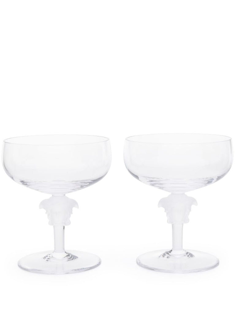 Crystal Medusa Goblets Set