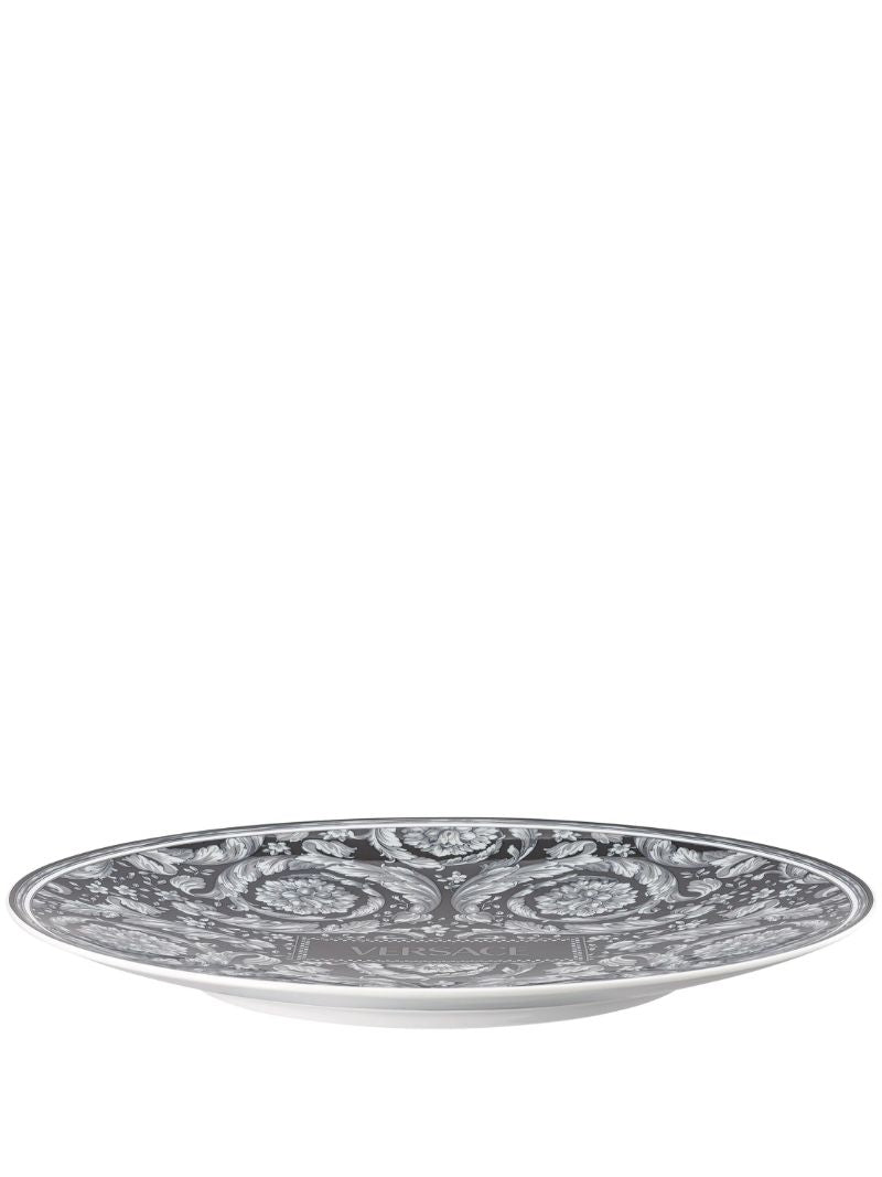 Black Barocco Haze Porcelain Serving Plate