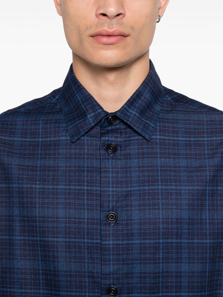 Blue Checked Shirt