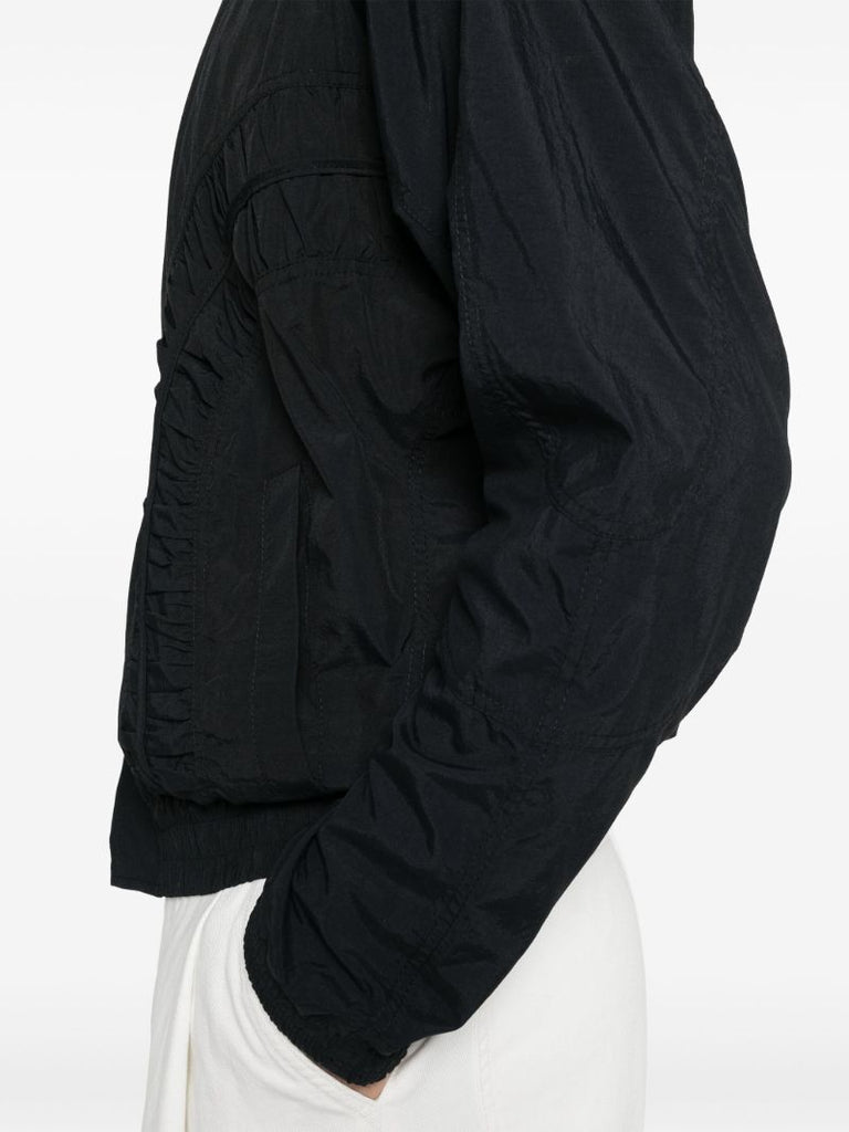 Black Fossil Bomber Jacket