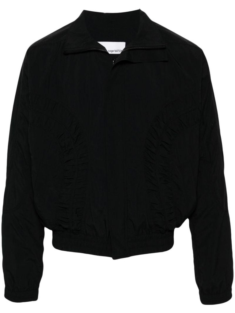 Black Fossil Bomber Jacket